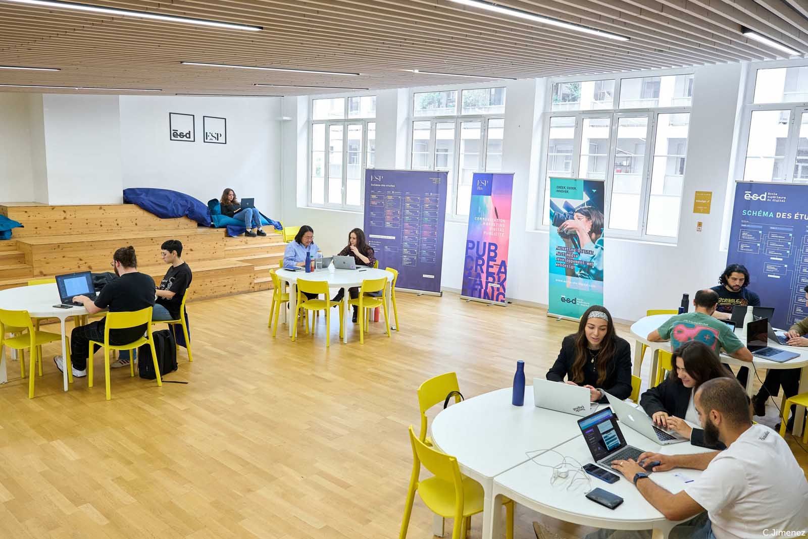 La grande salle à l'ESP Lyon